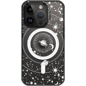 MOSNOVO iPhone 14 Pro Case Clear Purple Constellation Planet Design Protective